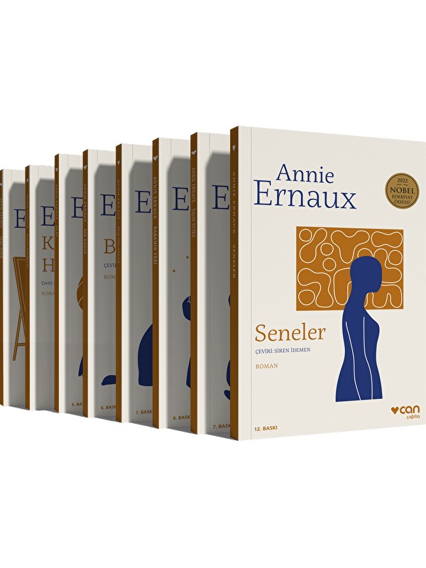 Can Yayınları Annie Ernaux Seti (8 Kitap)