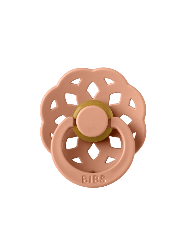 Bibs BIBS Boheme Kauçuk Emzik - Peach-0-6 Ay