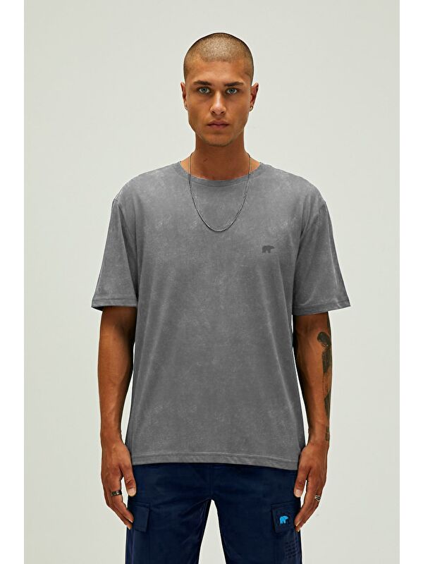 Bad Bear Garment Asfalt Basic Erkek Tişört