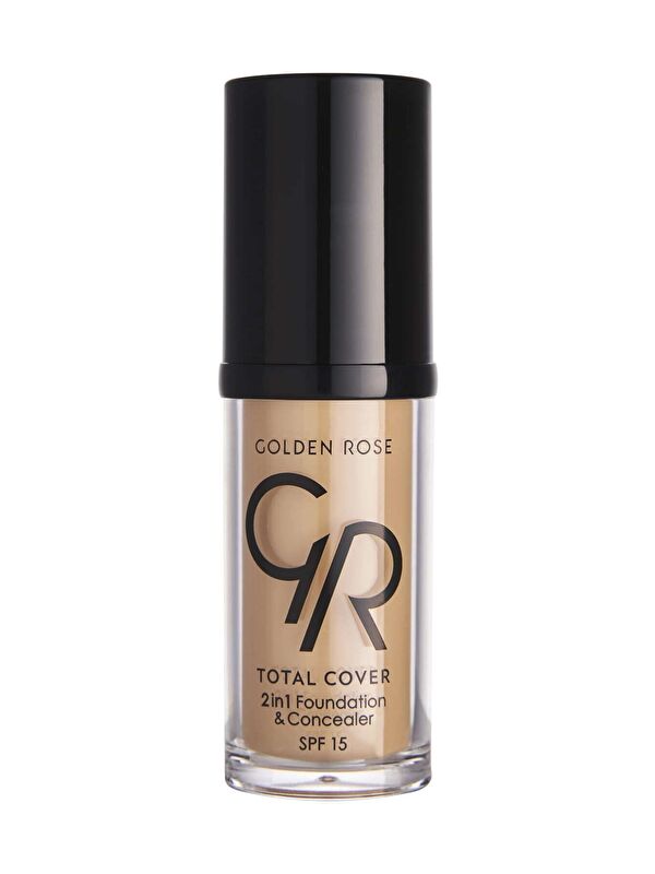 GOLDEN ROSE Total Cover 2in1 Foundation & Concealer No: 22 Natural Beige - Fondöten & Kapatıcı