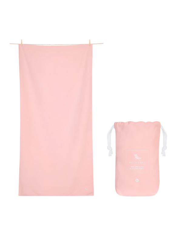 Dock & Bay Dock And Bay Hızlı Kuruyan Havlu Essential L Island Pink