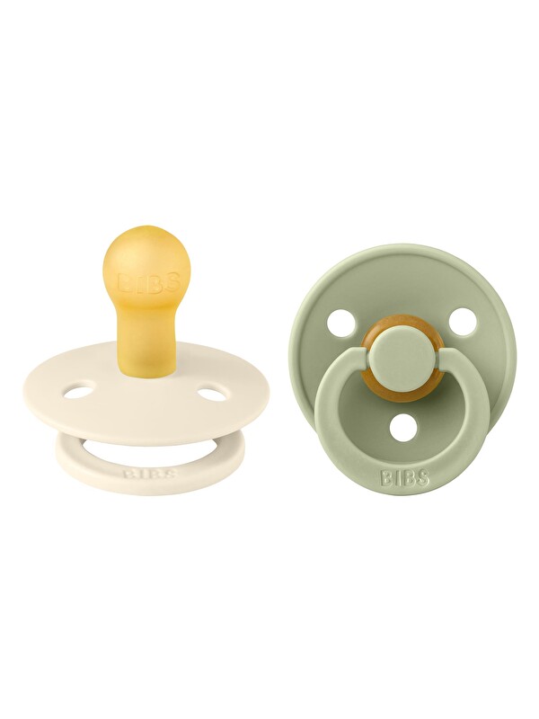 Bibs Colour İkili Kauçuk Emzik- Ivory/Sage 0-6 Ay