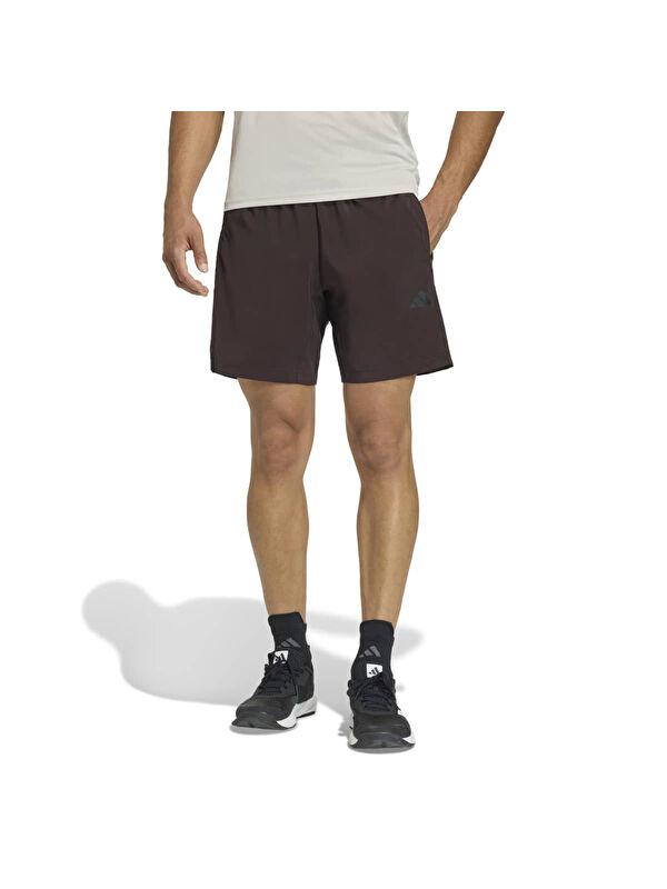 Adidas Workout Essentials Base Woven Erkek Kahverengi Şort