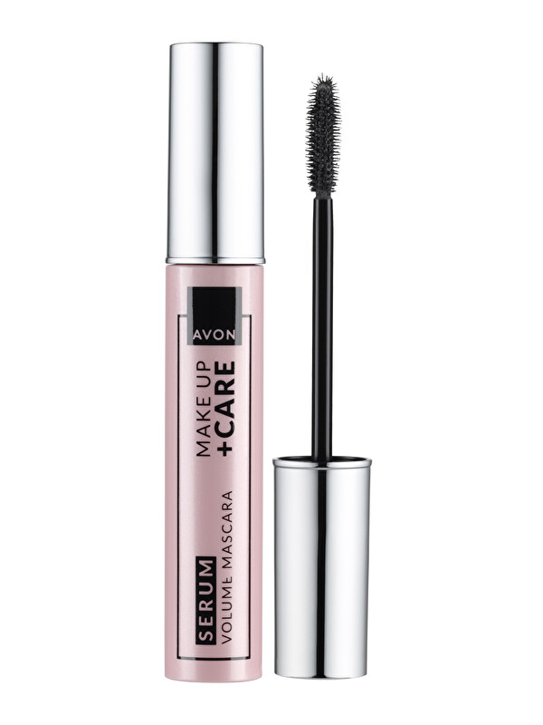 AVON Make Up +Care Serum Volume Maskara - Blackest Black