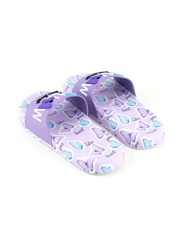 Kadın Yazlık PU Rahat Taban Ev Banyo Havuz Plaj Terlik - Görsel 5