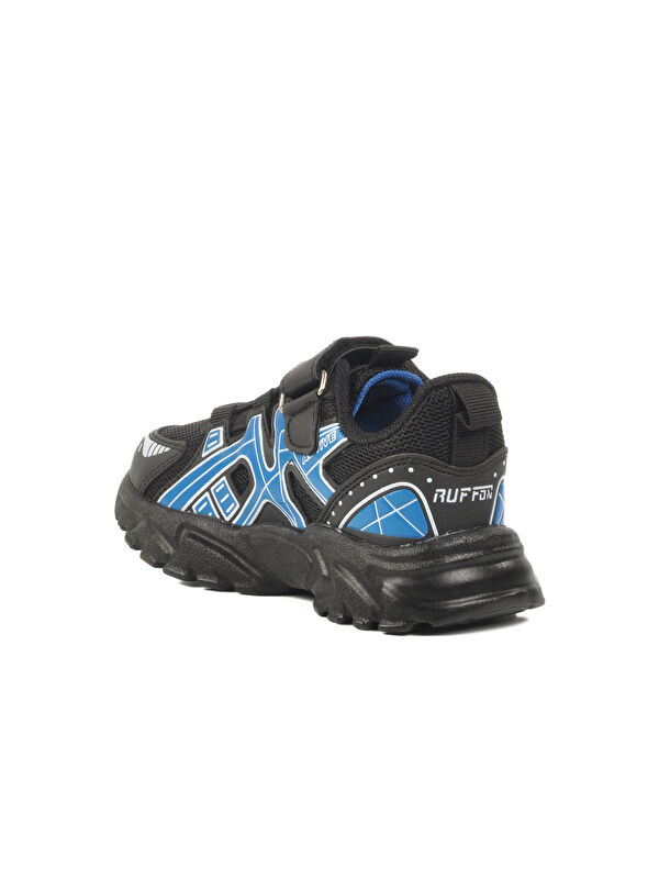 Siyah Saks Cırtlı Fileli Erkek Çocuk Spor Ayakkabı 2540 P - Görsel 5