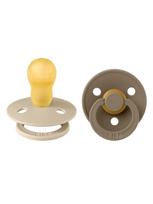 Bibs Colour İkili Kauçuk Emzik- Vanilla/Dark Oak 18+ Ay