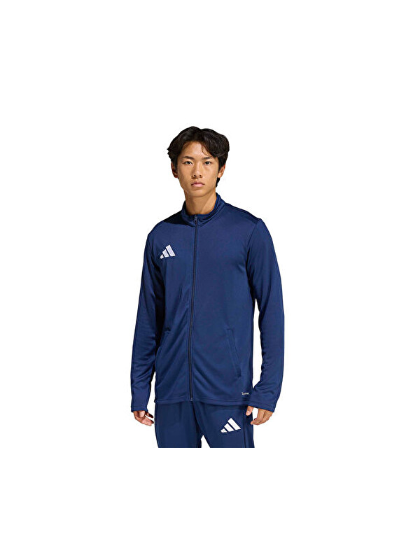 Adidas Ent26 Tk Jkt Erkek Futbol Kamp Fermuarlı Sweatshirt JZ6589 Lacivert
