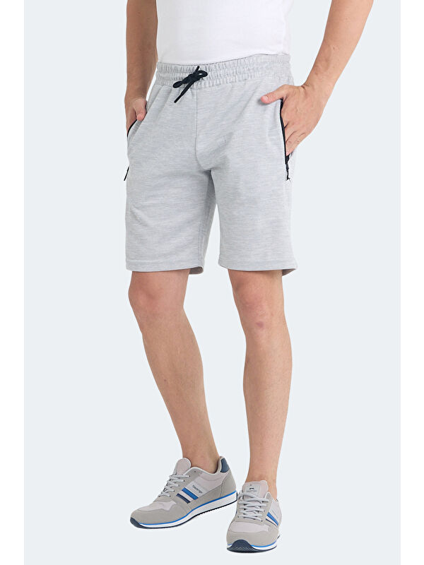 SLAZENGER KANANI I Erkek Cepli Gri Şort