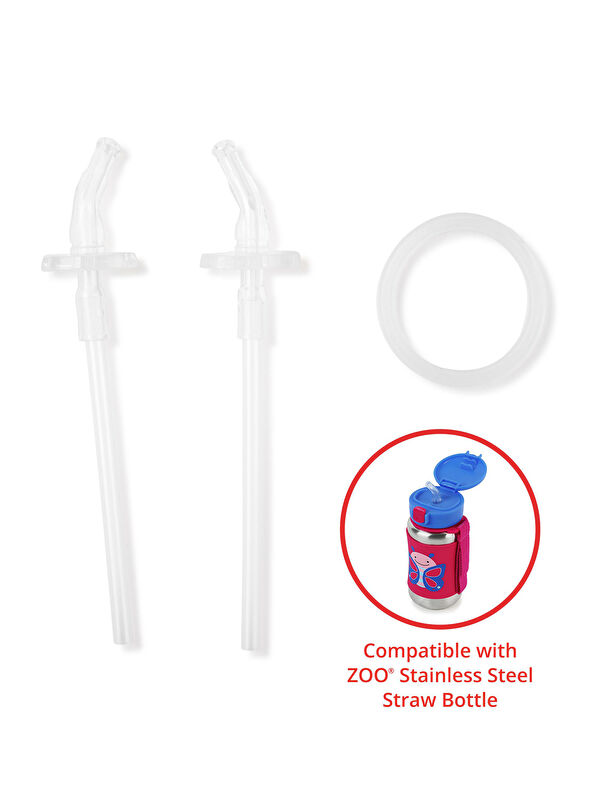 Skip Hop Zoo Pipetli Paslanmaz Çelik Suluk Yedek Pipeti