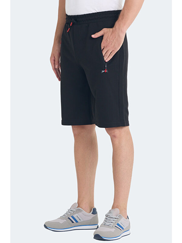 SLAZENGER OSAKU I Erkek Cepli Siyah Şort