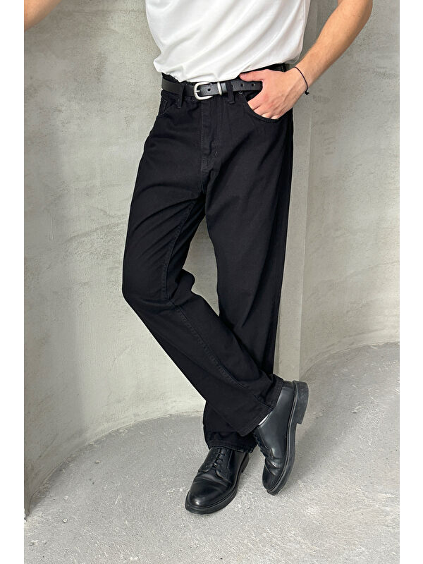 HYMAN Erkek Baggy Jean Pantolon