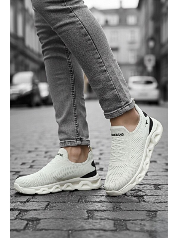 Oksit Wnd 4106 Slip On Nefes Alan Kalın Taban Erkek Sneaker