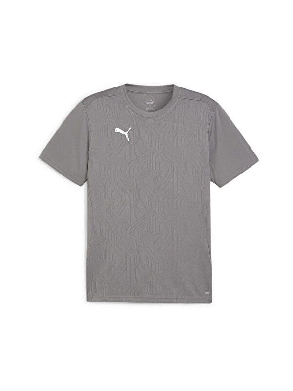 Puma Teamfinal Training Jersey Erkek Futbol Antrenman Tişörtü 65855713 Gri