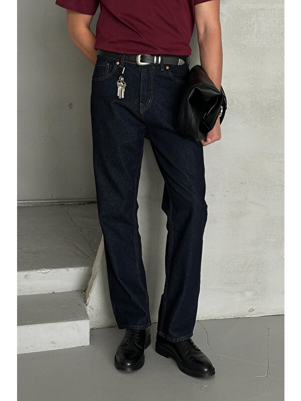HYMAN Erkek Baggy Jean Pantolon