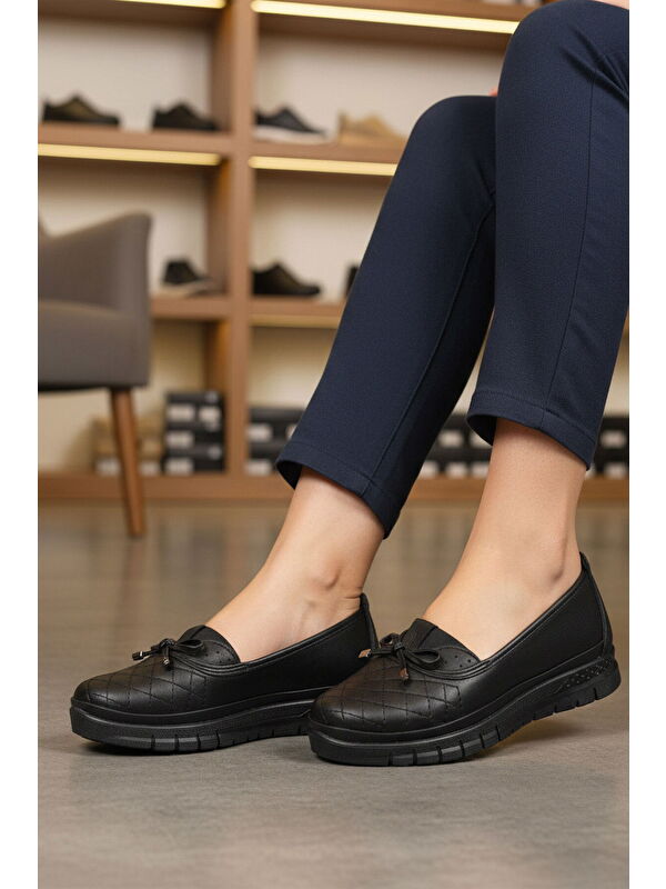 Ayakmod Siyah Ayakmod Hafif Kadın Casual Ayakkabı 1210 Z