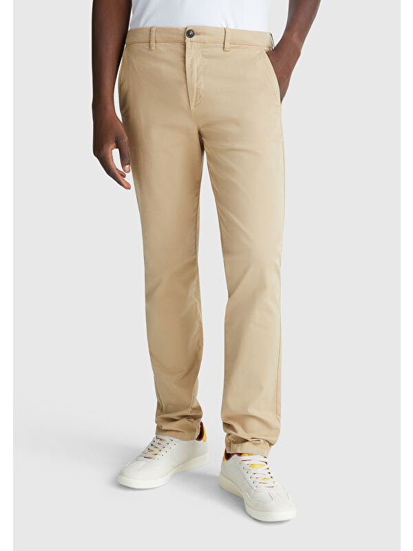 United Colors Of Benetton Erkek Bej Slim Fit Chino Pantolon