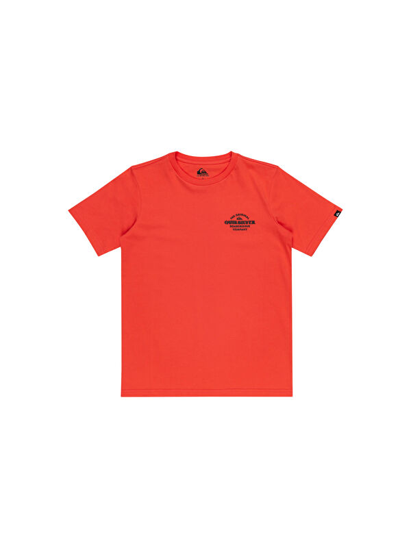 Quiksilver Tradesmith Youth Erkek Çocuk Kırmızı Tişört