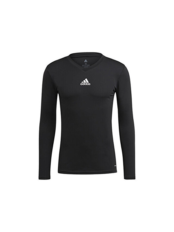 Adidas Team Base Tee Erkek Futbol Uzın Kollu Antrenman Tişörtü GN5677 Siyah