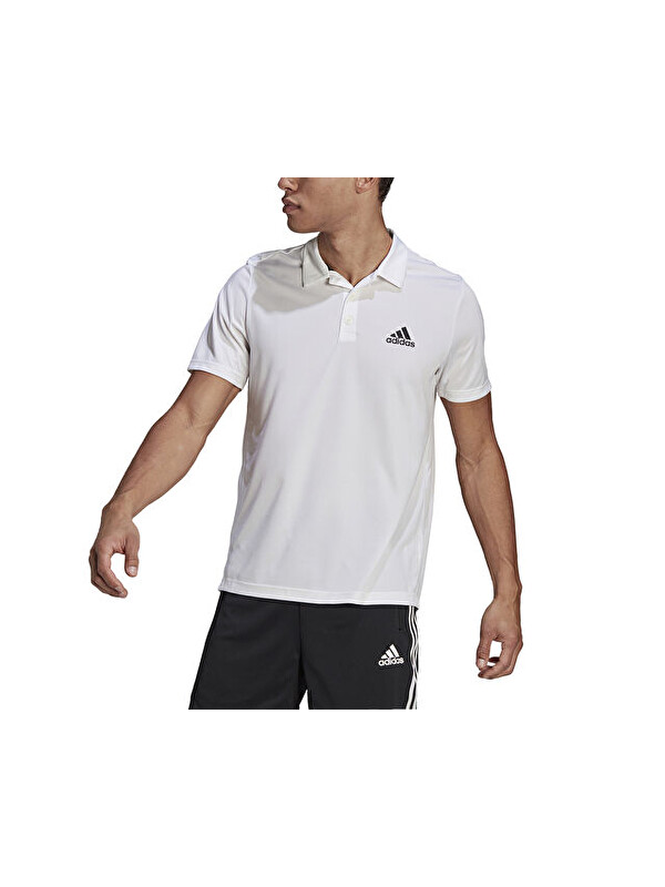 Adidas Erkek Antrenman Polo Tişört M Pl Ps GM2154 Beyaz