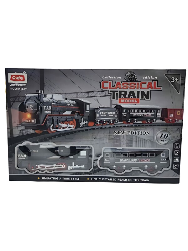 CToys Işıklı Sesli Hızlı Tren Seti 10 Parça