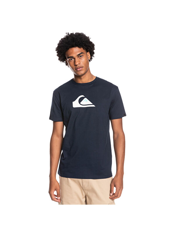 Quiksilver Complogo Erkek Mavi Tişört