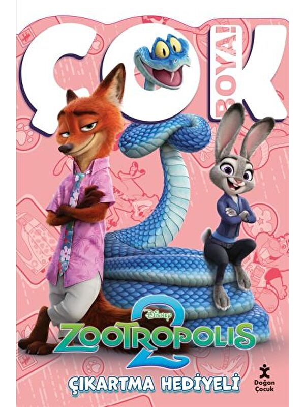 Doğan Çocuk Zootropolis 2 - Çok Boya! Çıkartmalı Dev Boyama Kitabı -