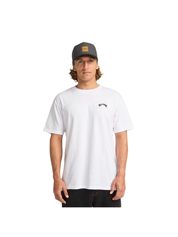 Billabong Arch Crew Ss Erkek Beyaz Tişört