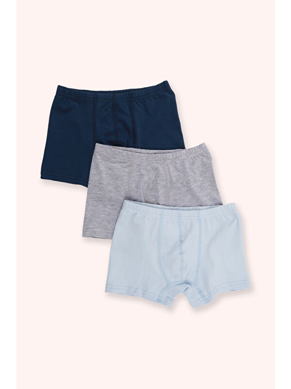 Panço Erkek Çocuk Basic 3'lü Boxer Seti