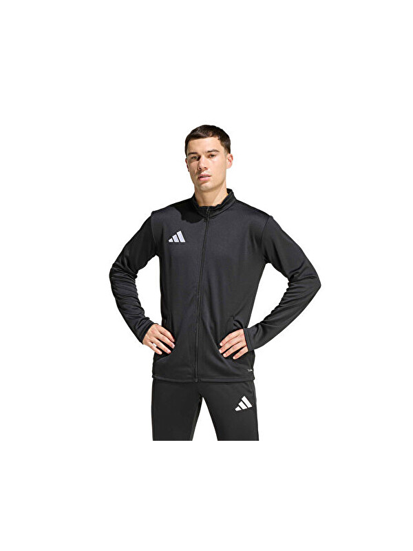 Adidas Ent26 Tk Jkt Erkek Futbol Kamp Fermuarlı Sweatshirt JZ6587 Siyah