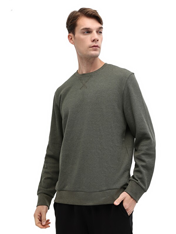 Kinetix MB UNOWN 16ESS-508 5PR Haki Erkek Sweatshirt