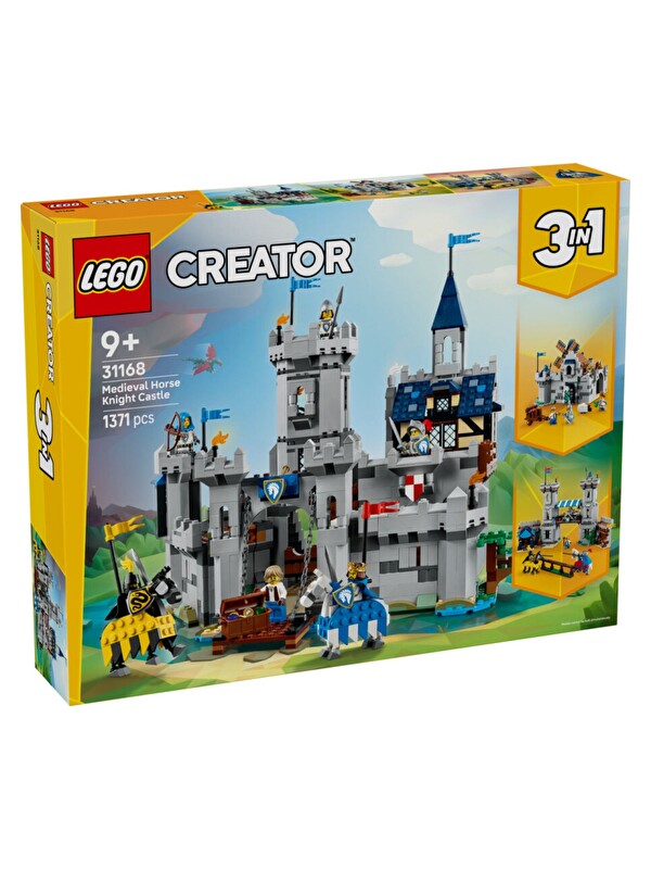 Lego Creator 3 in 1 Orta Çağ Atlı Şövalye Kalesi 31168