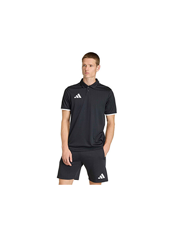 Adidas Ent26 Polo Erkek Futbol Kamp Polo Tişört JZ6660 Siyah