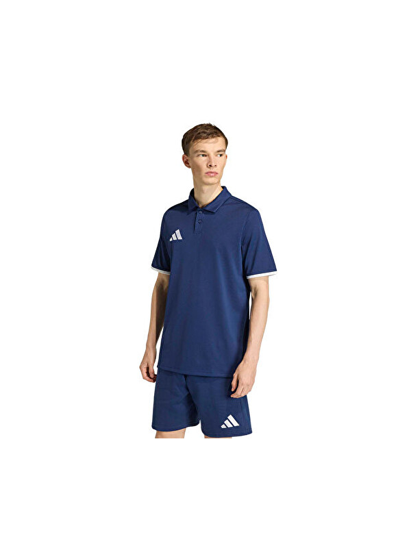 Adidas Ent26 Polo Erkek Futbol Kamp Polo Tişört JZ6663 Lacivert