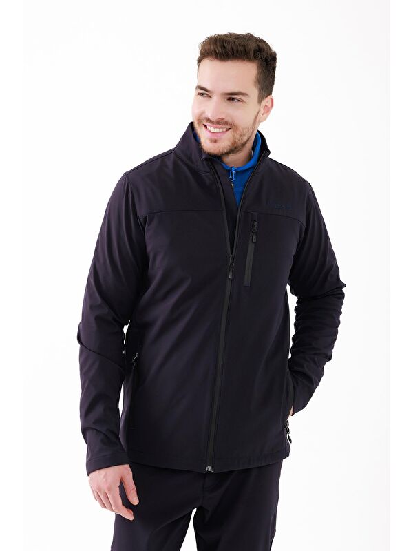 2AS Baxter İnce Softshell Erkek Ceket Siyah