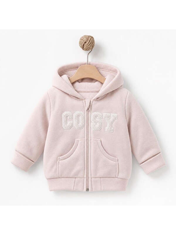 BabyCosy Organic  Bebek Kapüşonlu Ceket