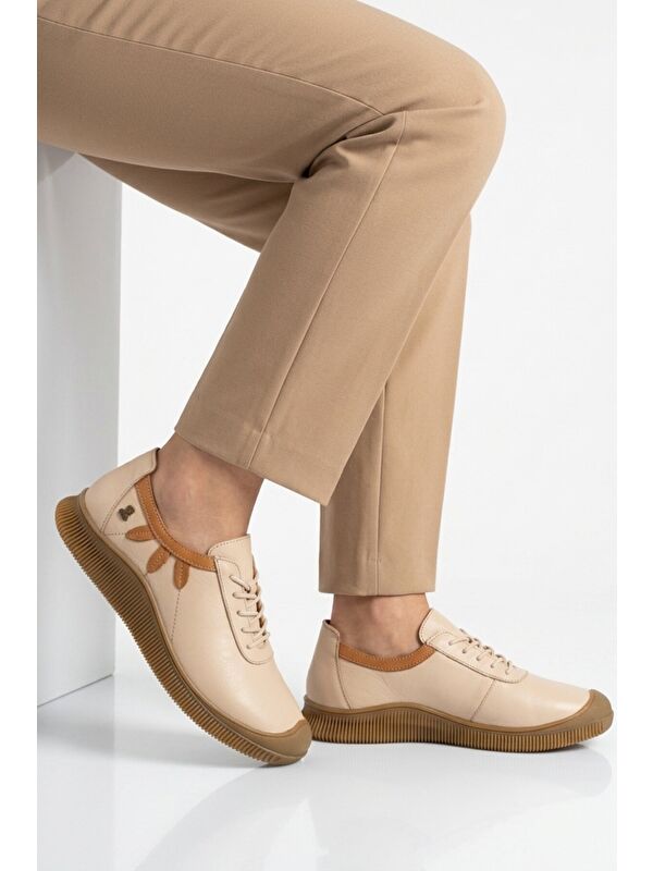 Venüs Bej Venüs Hakiki Deri Kadın Casual Ayakkabı 2413511Y Z