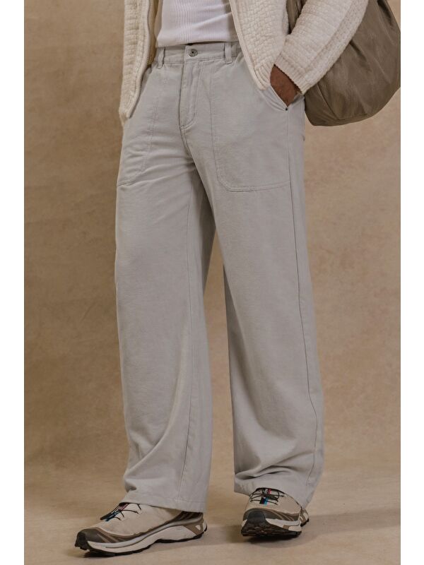 Tarz Cool Erkek Baggy Pantolon Geniş Paça