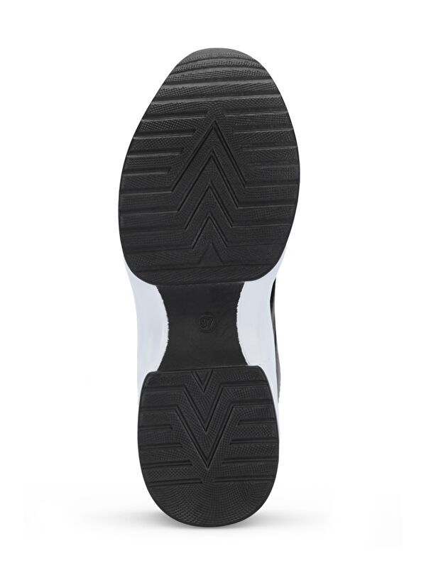 ZERDA Kadın Siyah / Beyaz Günlük Spor Ayakkabısı - Görsel 8