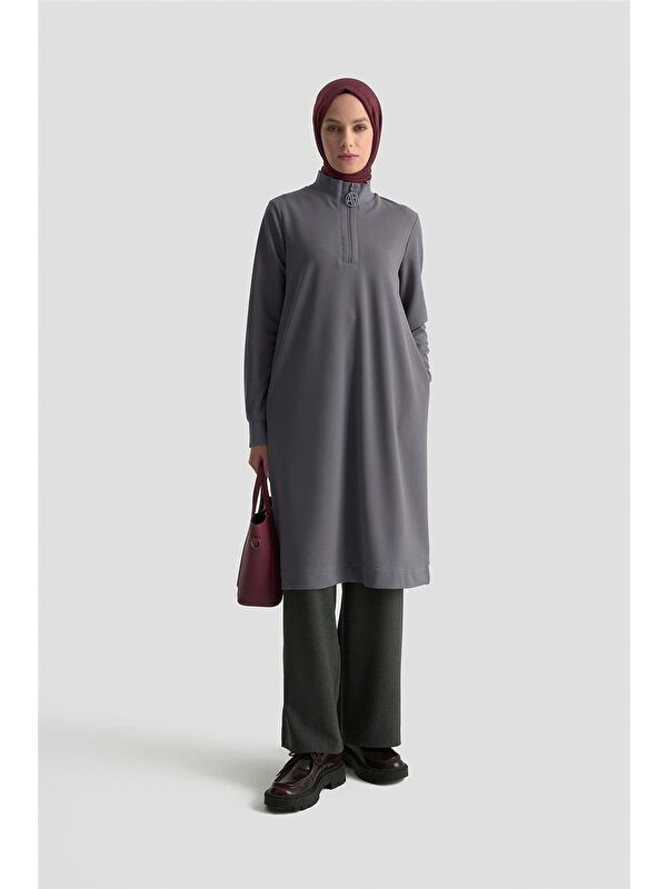 ARMİNE Tunik Ort412 Gri