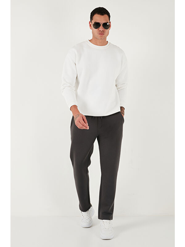 Buratti Pamuklu Regular Fit Normal Bel Şardonlu Eşofman Altı 5908040