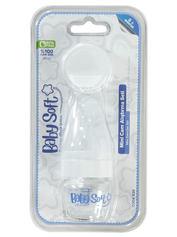 Baby Soft Mını Cam Alıstırma Seti 30 ml - Beyaz