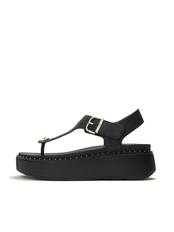 Fitflop Kadın Sandalet A3F-090 GEN-FF Max Bucle Tumbled-Leather Toe-Post Sandals