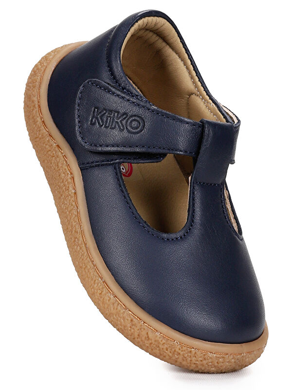 Kiko Kids Beyaz Kiko Kids Lija %100 Deri Günlük Kız Bebek Babet Ayakkabı