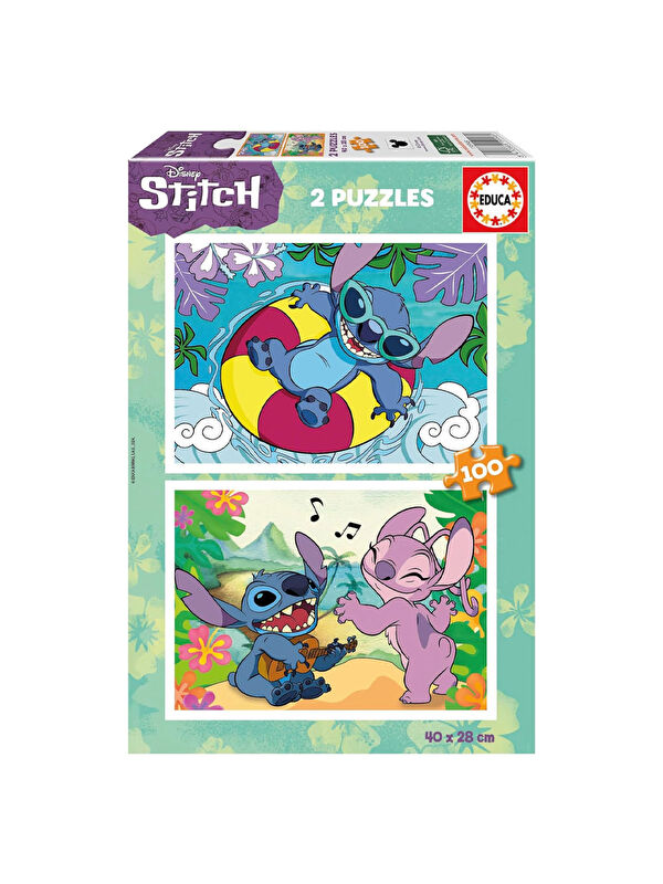 Educa Çocuk Puzzle 2x100 Parça Dısney Stıtch 19998