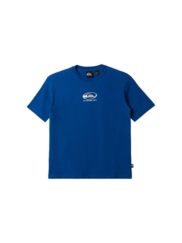 Quiksilver Chrome Logo Yth Bst Erkek Çocuk Mavi Tişört