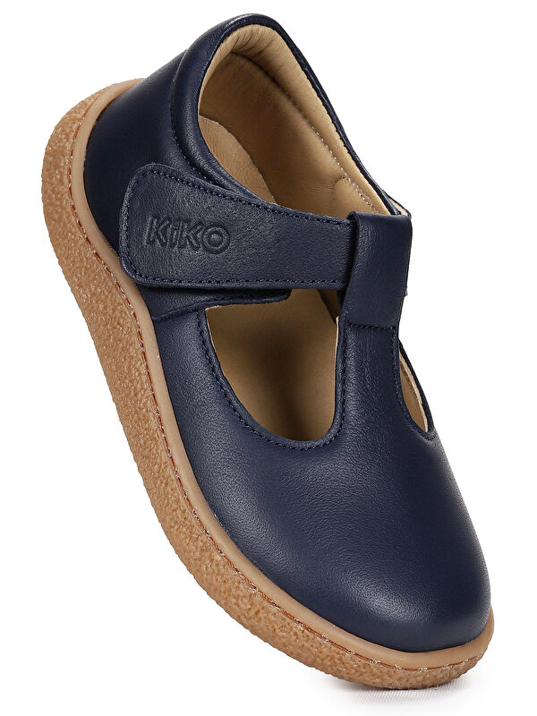 Kiko Kids Beyaz Kiko Kids Lija %100 Deri Günlük Kız Çocuk Babet Ayakkabı