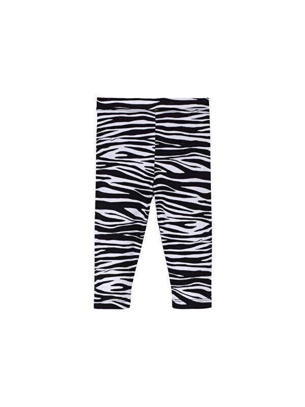 Lovetti Zebra Kız Çocuk Desenli Kapri