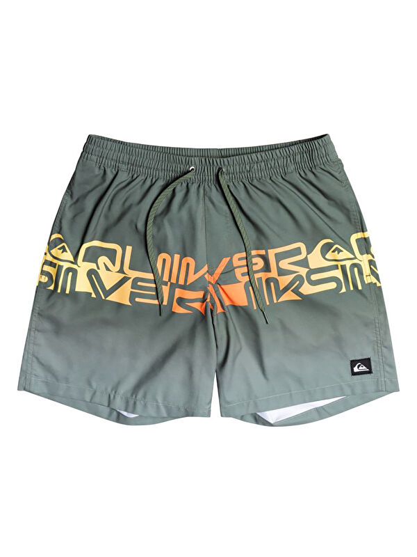 Quiksilver Erkek Volley Short Wordblock Volley 17 Yeşil