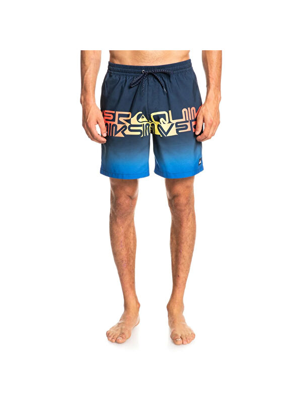 Quiksilver Erkek Volley Short Wordblock Volley 17 Lacivert